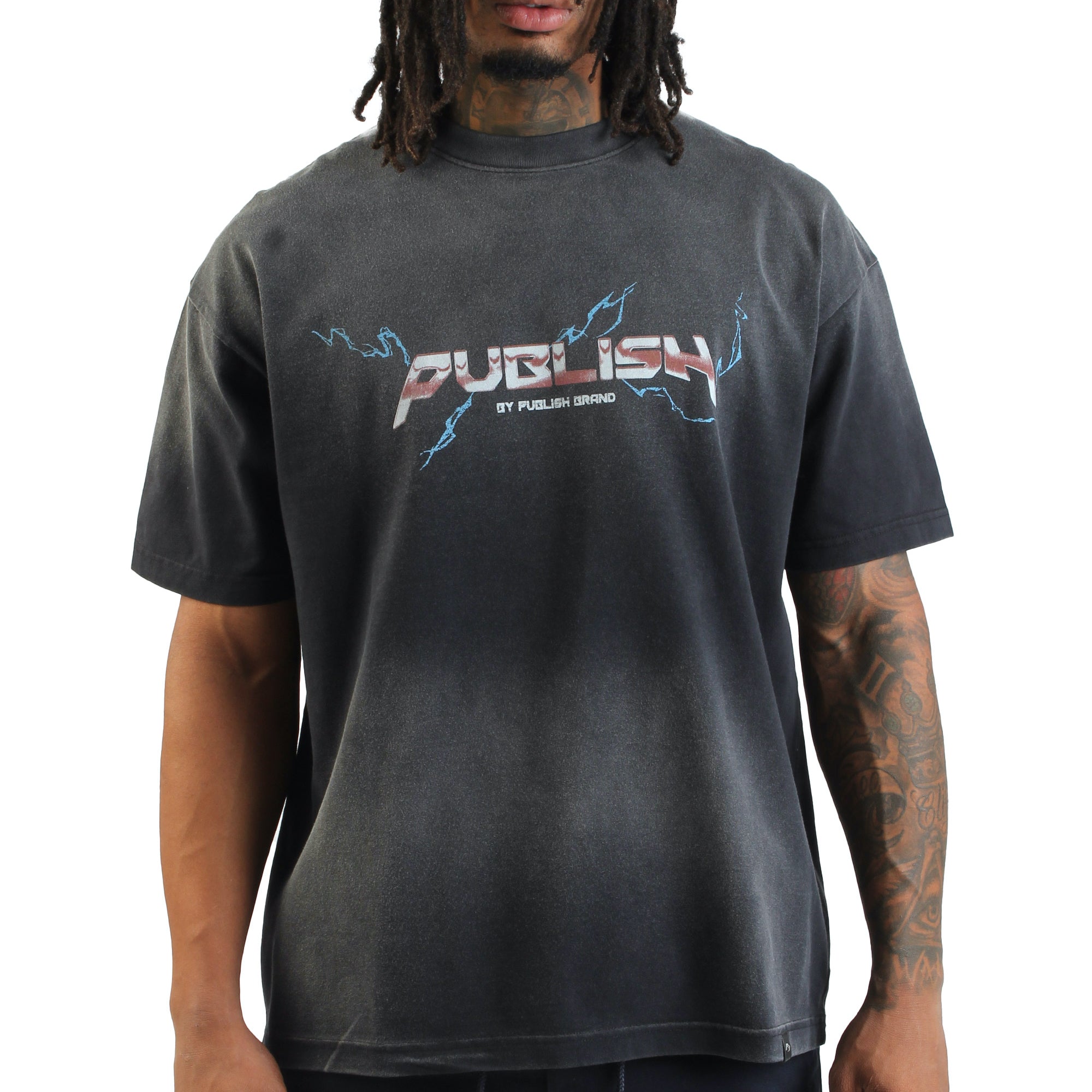 Thunder Monkey Washed Tee Oversized - Black – Publish Online Shop