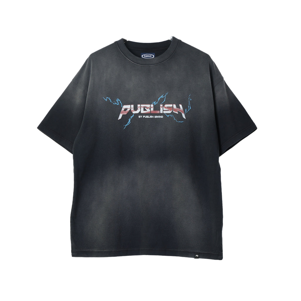 Thunder Monkey Washed Tee Oversized - Black – Publish Online Shop