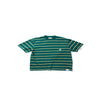 Stripe Tee Oversized - Ivy Green
