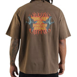 Stop Barking Monkey Washed Tee Oversized - Brown
