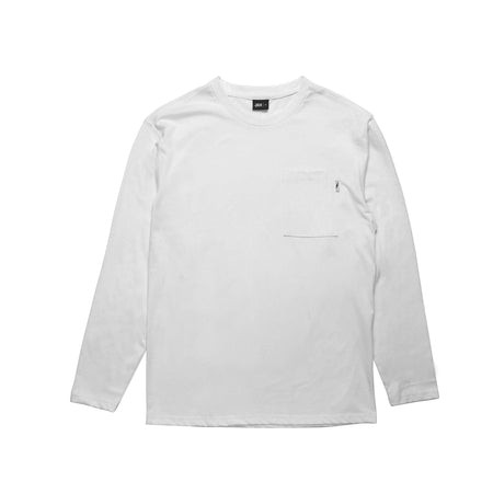 Index L/S Pocket Basic - White