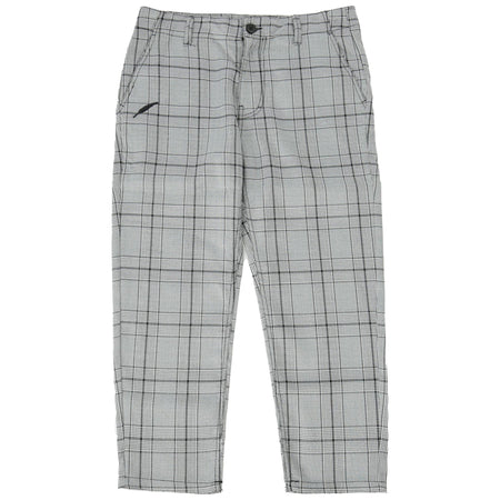 Plaid Ankle Pant - Black