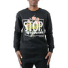 Smell The Flower Crewneck - Black