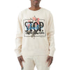 Smell The Flower Crewneck - Bone