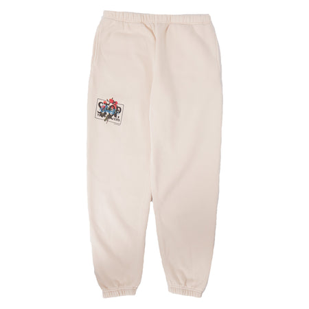 Smell The Flowers Sweatpants - Bone